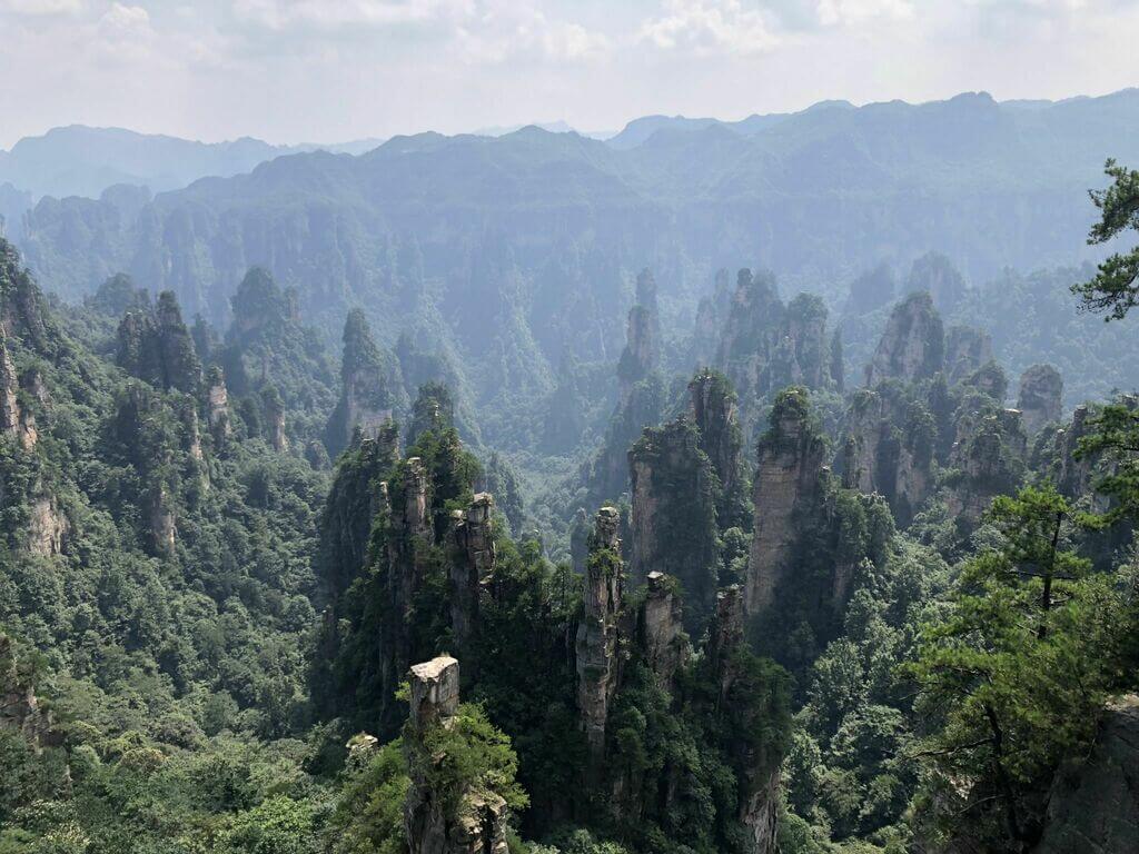 Парящие горы, Китай